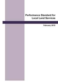 Performance Standard for Local Land Services